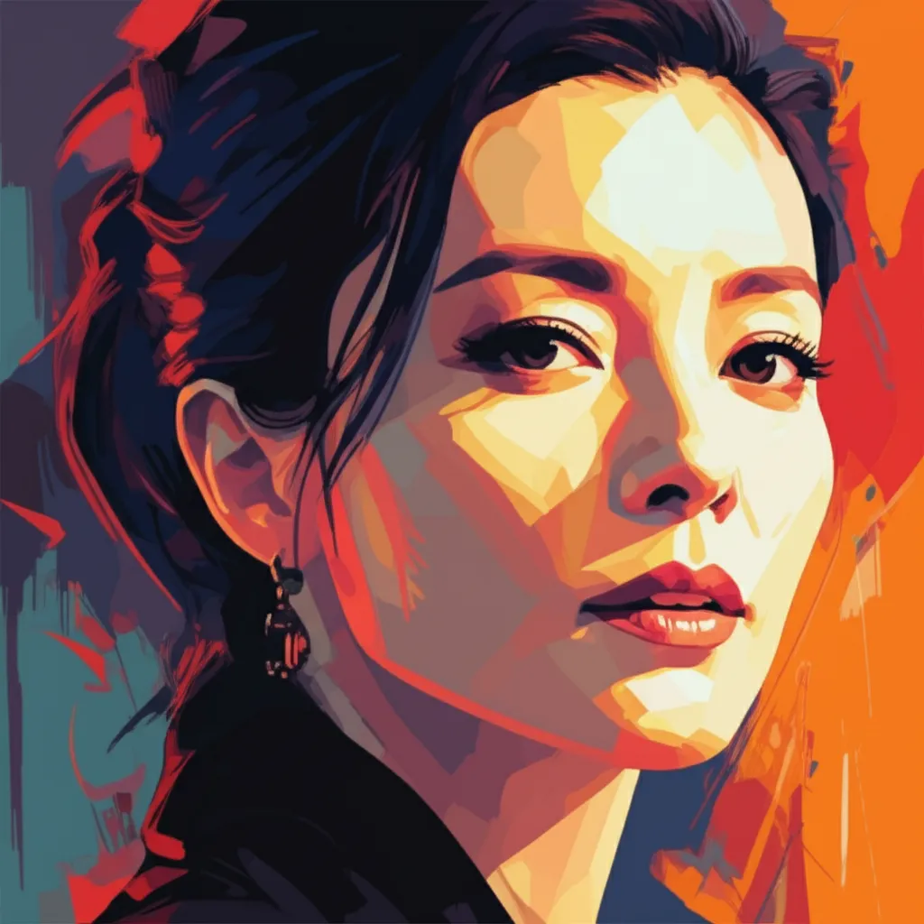 Portrait of Gong Li