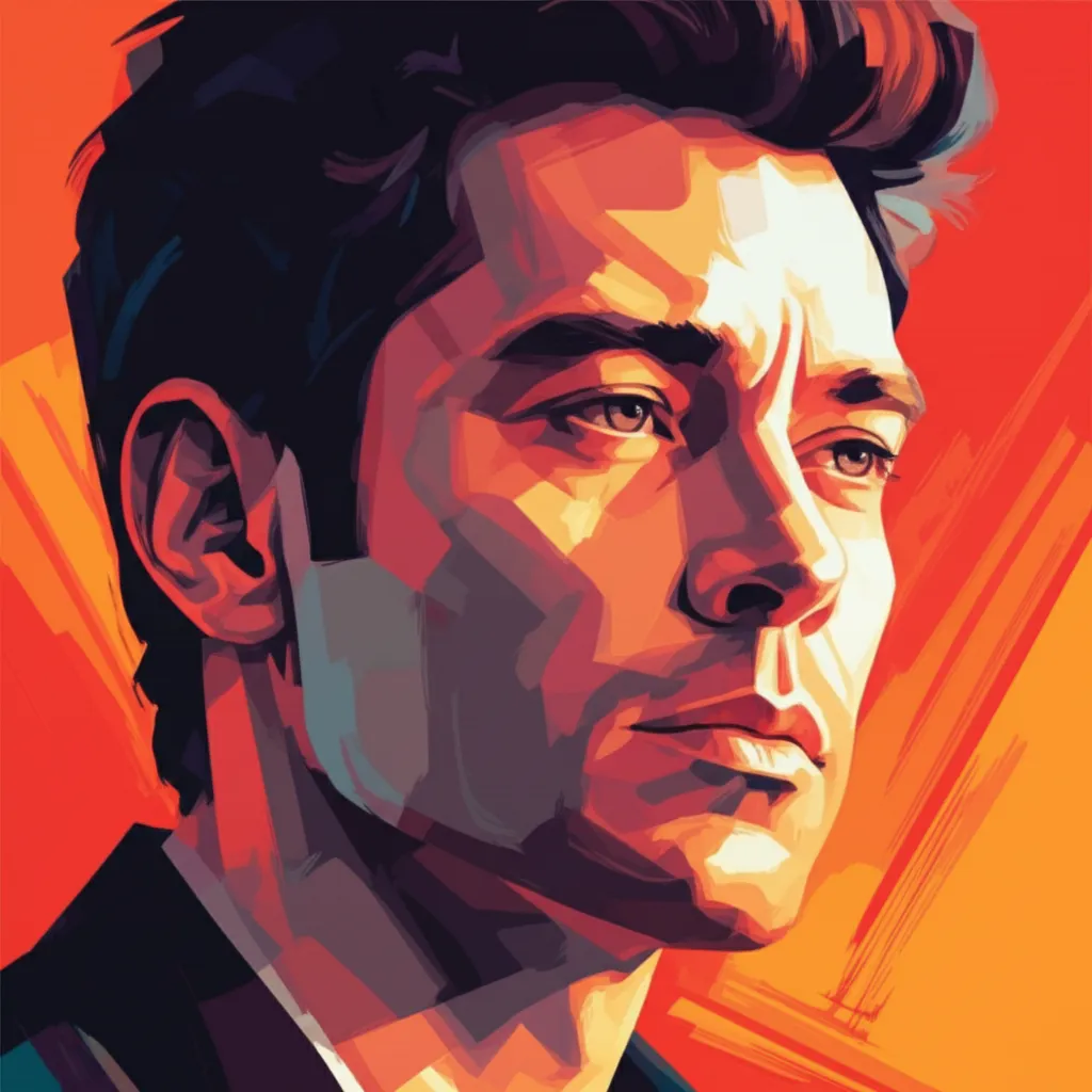 Artistic portrait of John D'Aquino