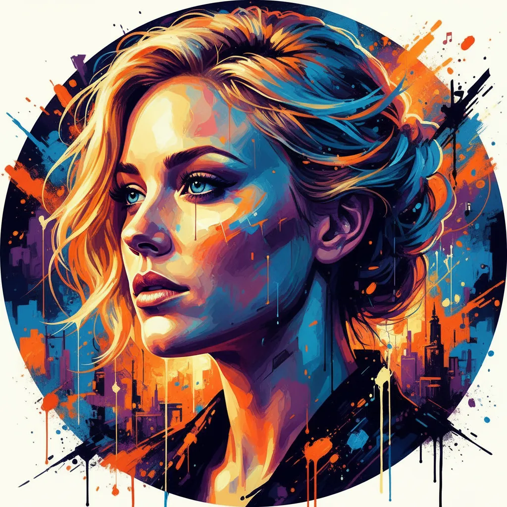 Artistic portrait of AnnaLynne McCord