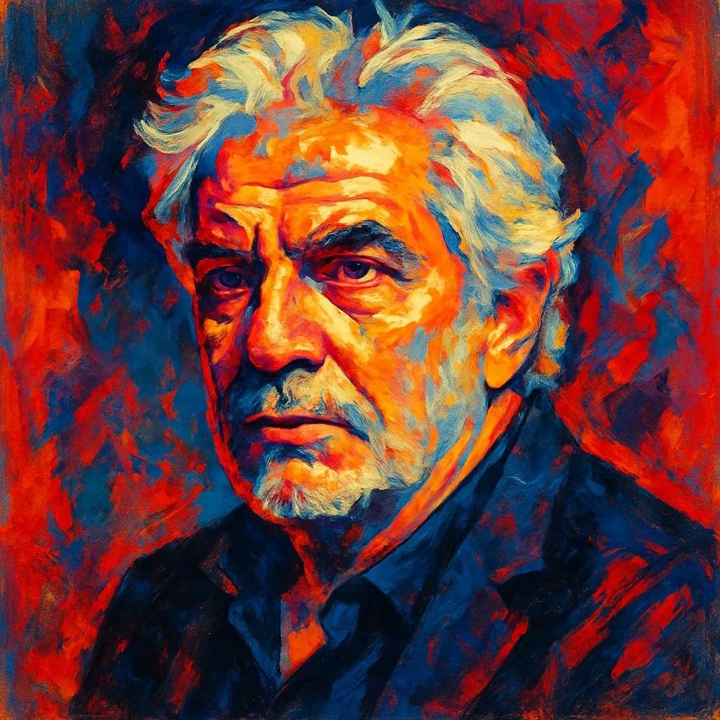 Artistic portrait of Jacques Weber