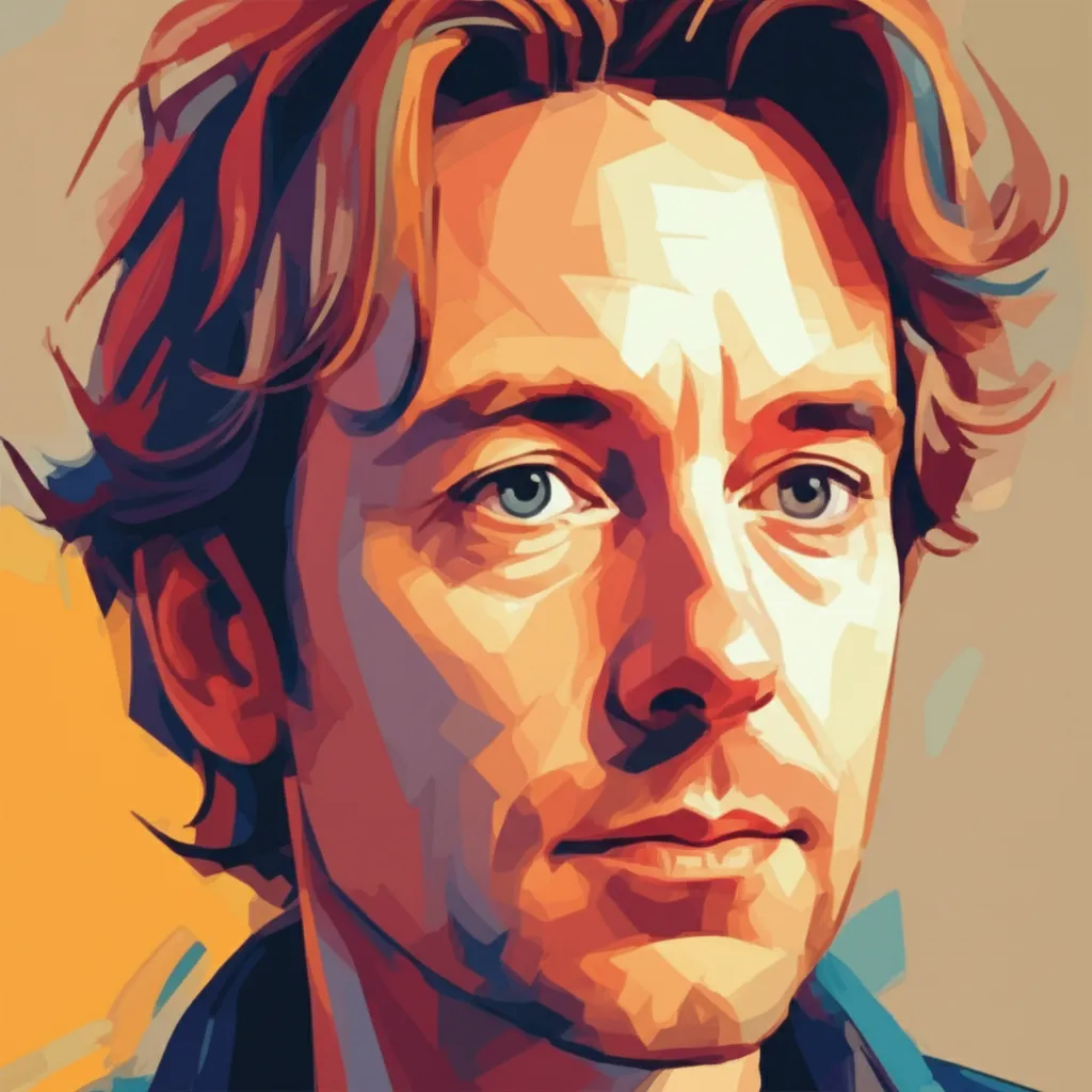 Artistic portrait of Stefan Fjeldmark