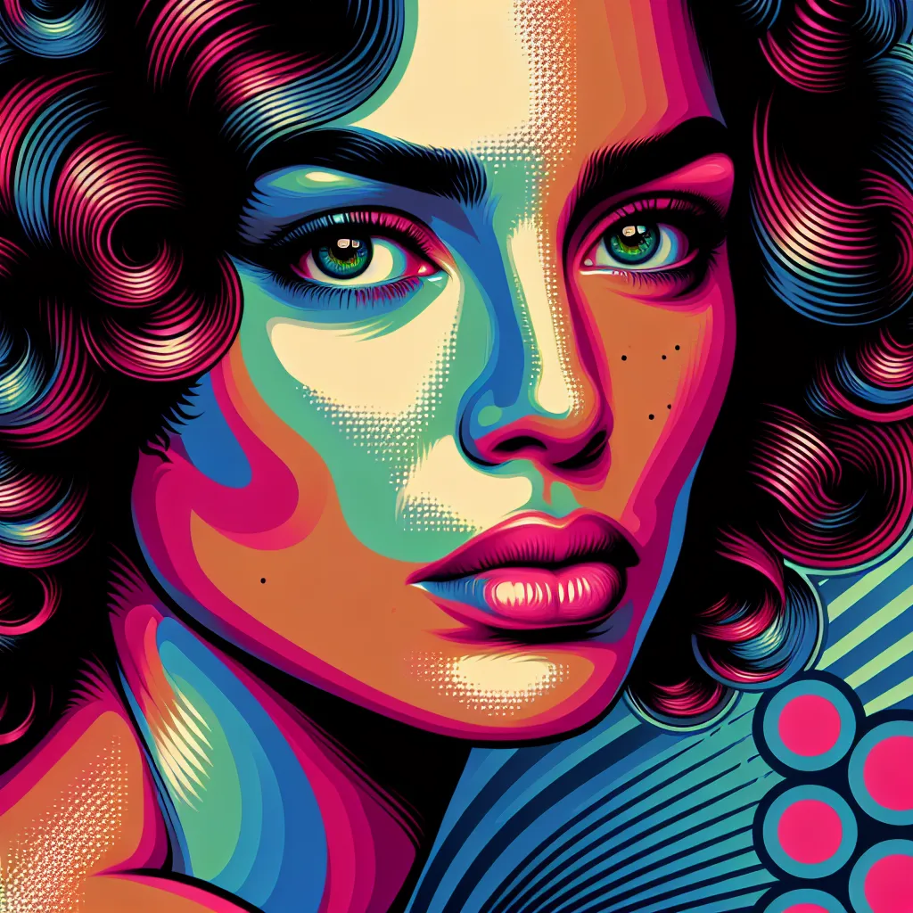 Artistic portrait of Louise Lasser