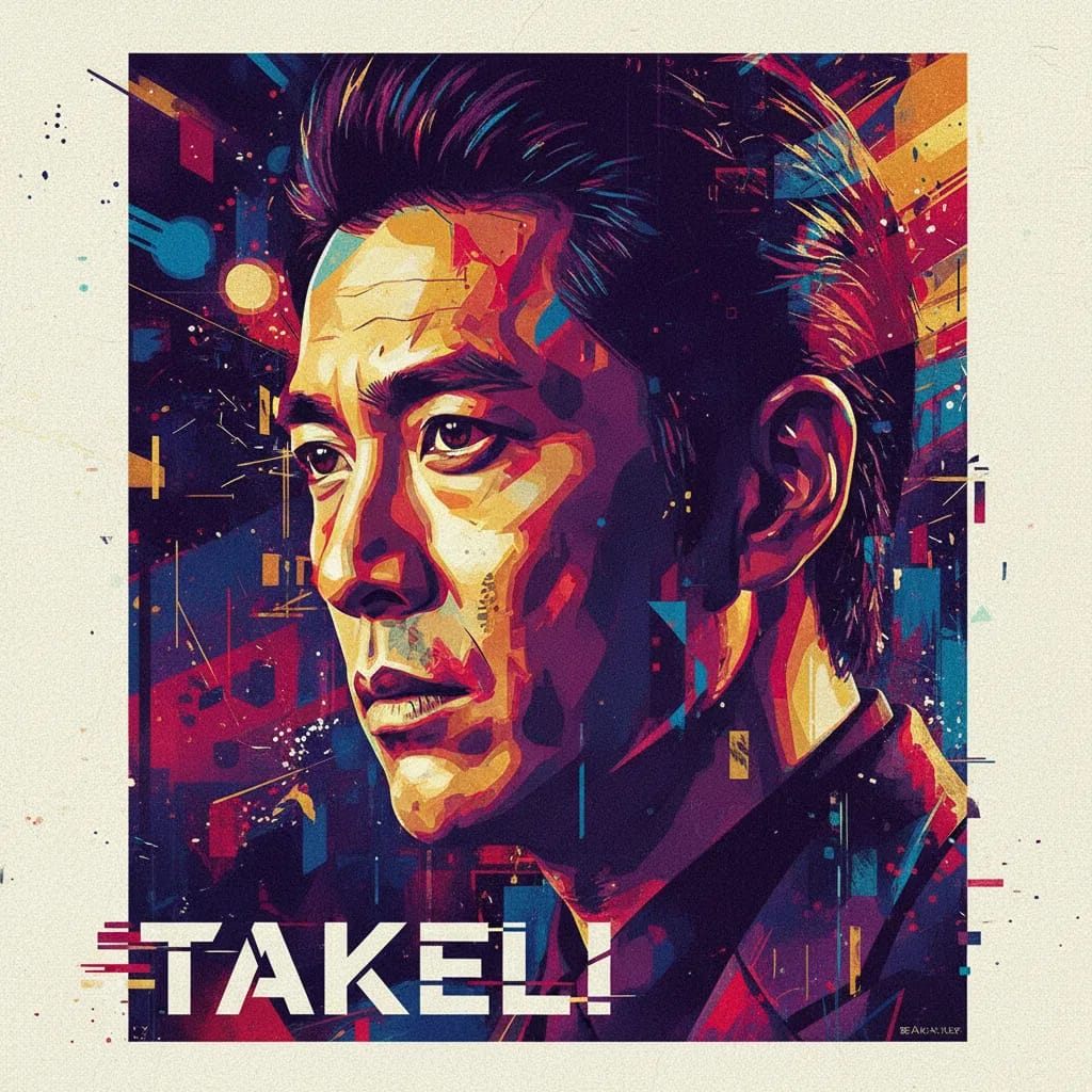 Artistic portrait of Yoshiyuki Takei