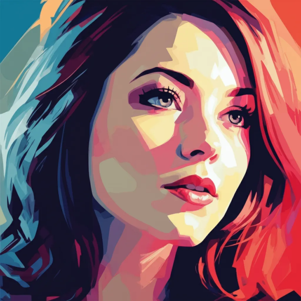 Artistic portrait of Sarah Dawn Pledge