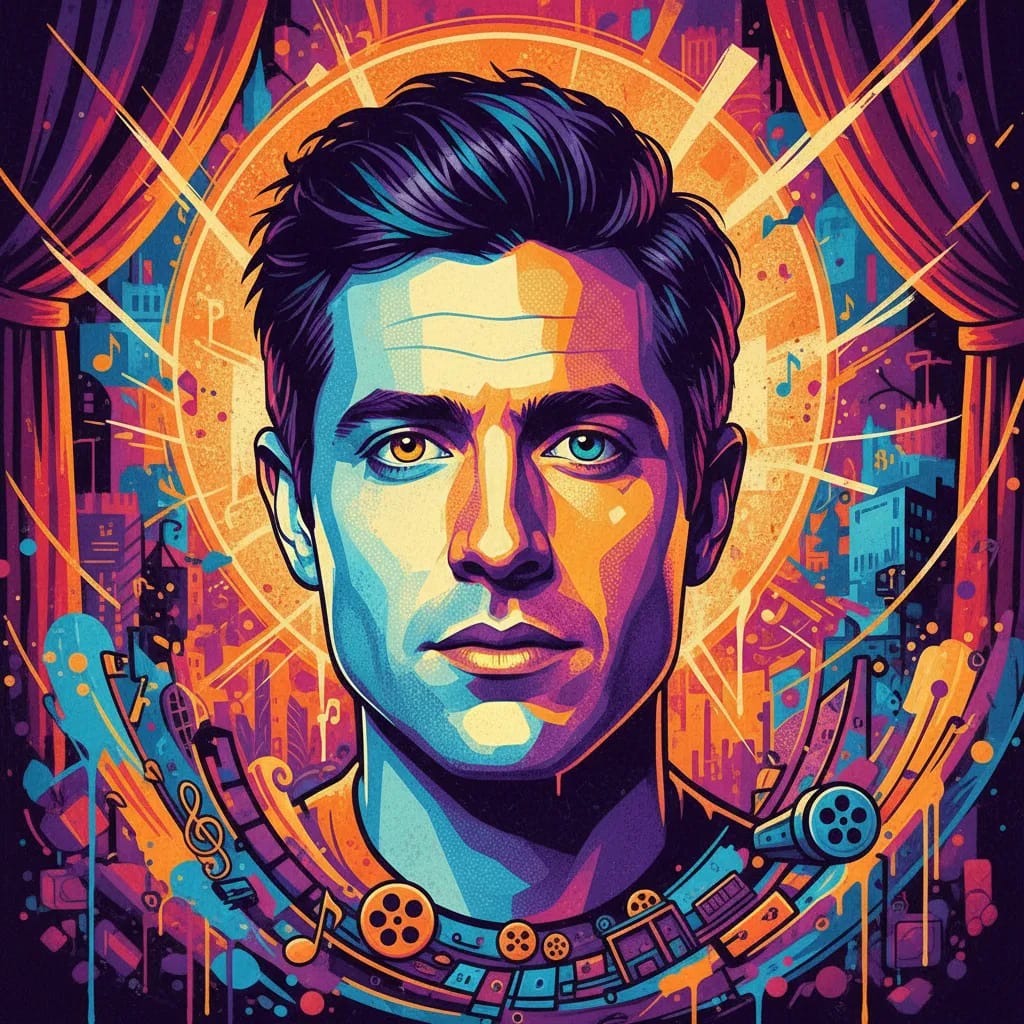 Artistic portrait of Nick Sutton