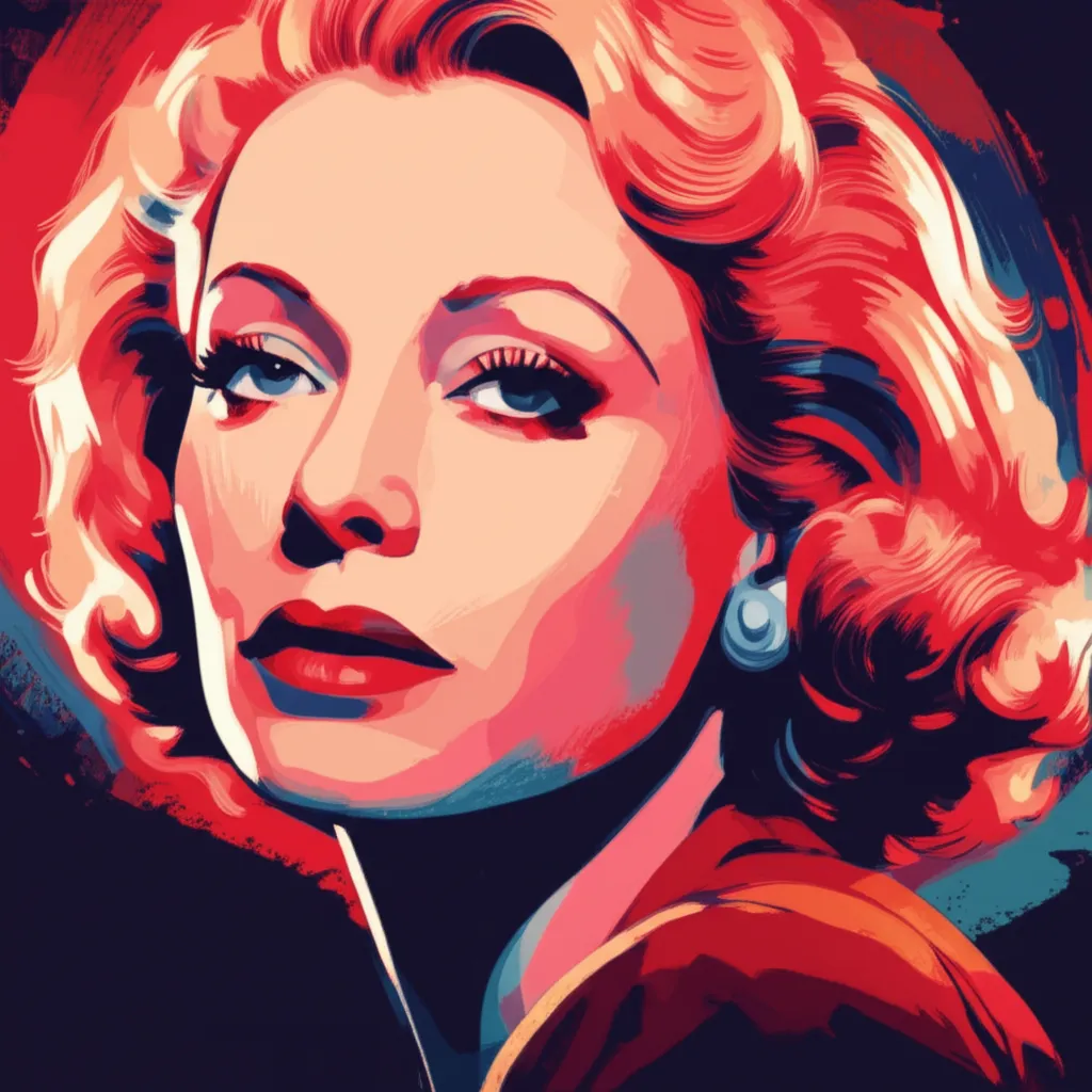 Artistic portrait of Joan Crawford