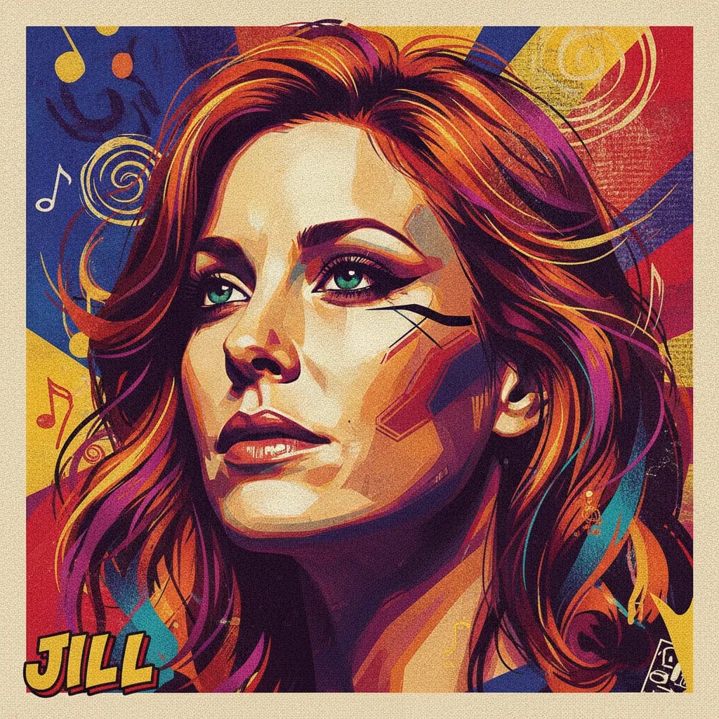 Artistic portrait of Jill Hennessy