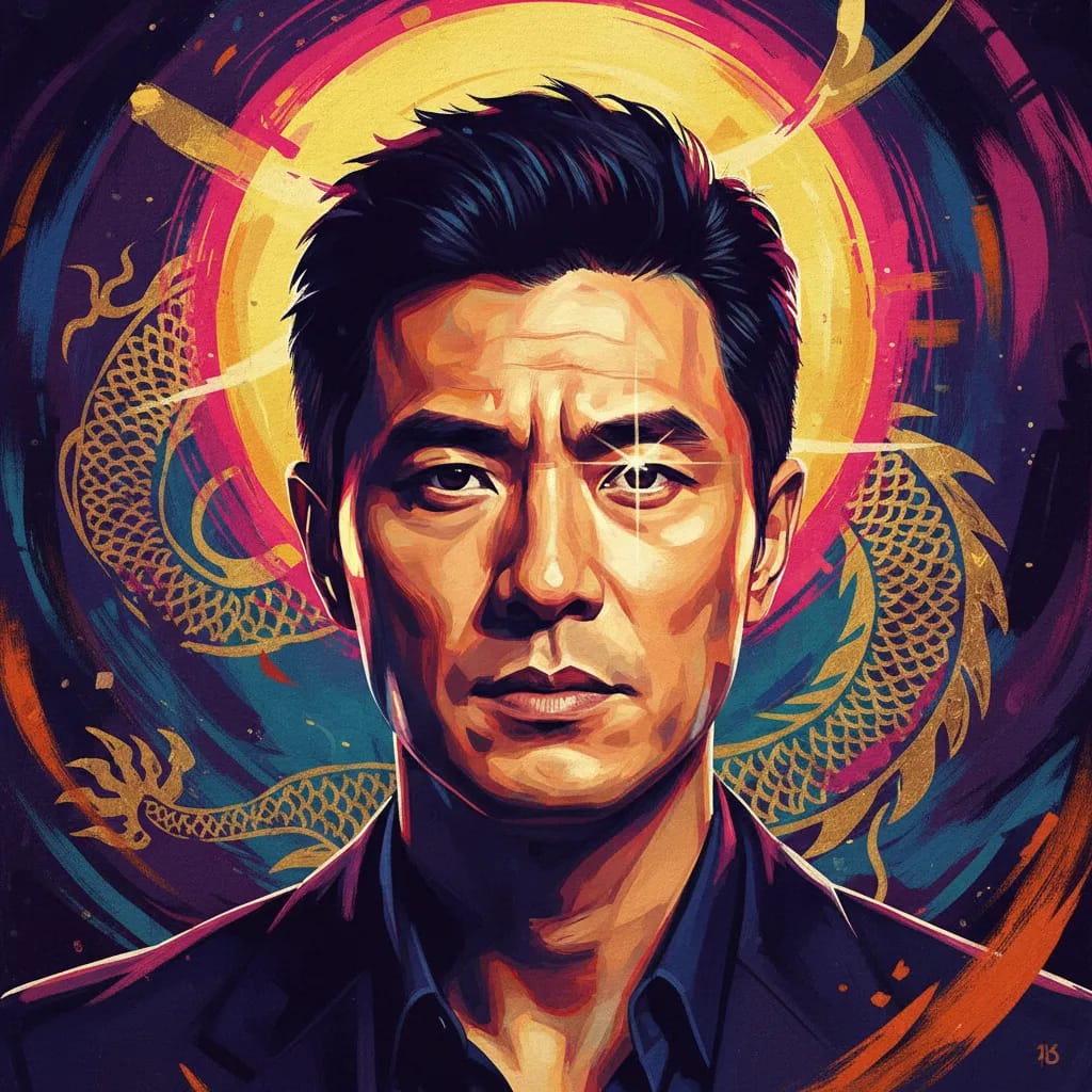 Artistic portrait of Honglei Sun