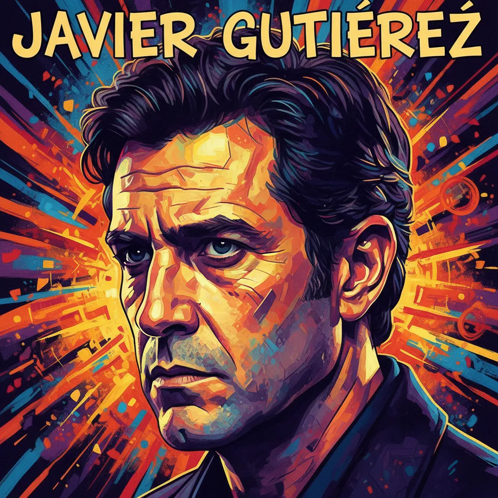 Artistic portrait of Javier Gutiérrez