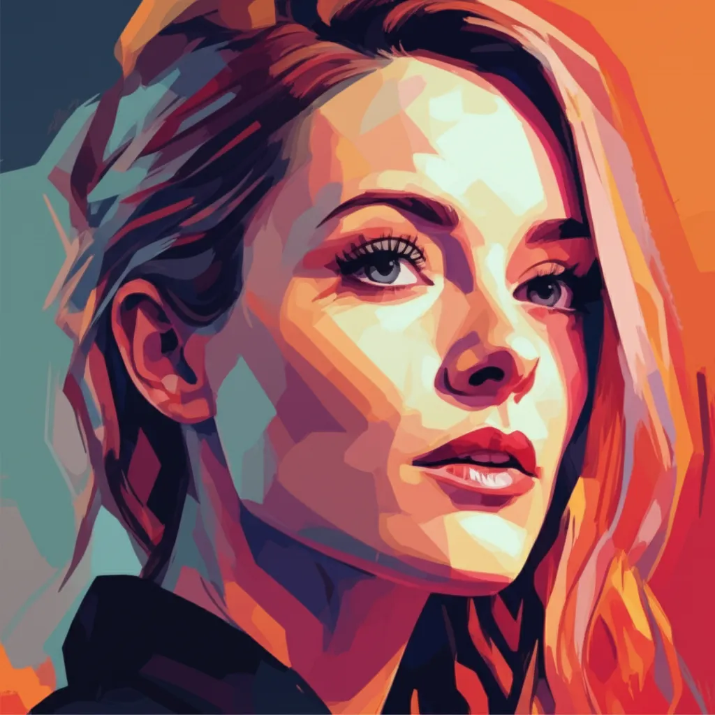 Artistic portrait of Elisabeth Moss