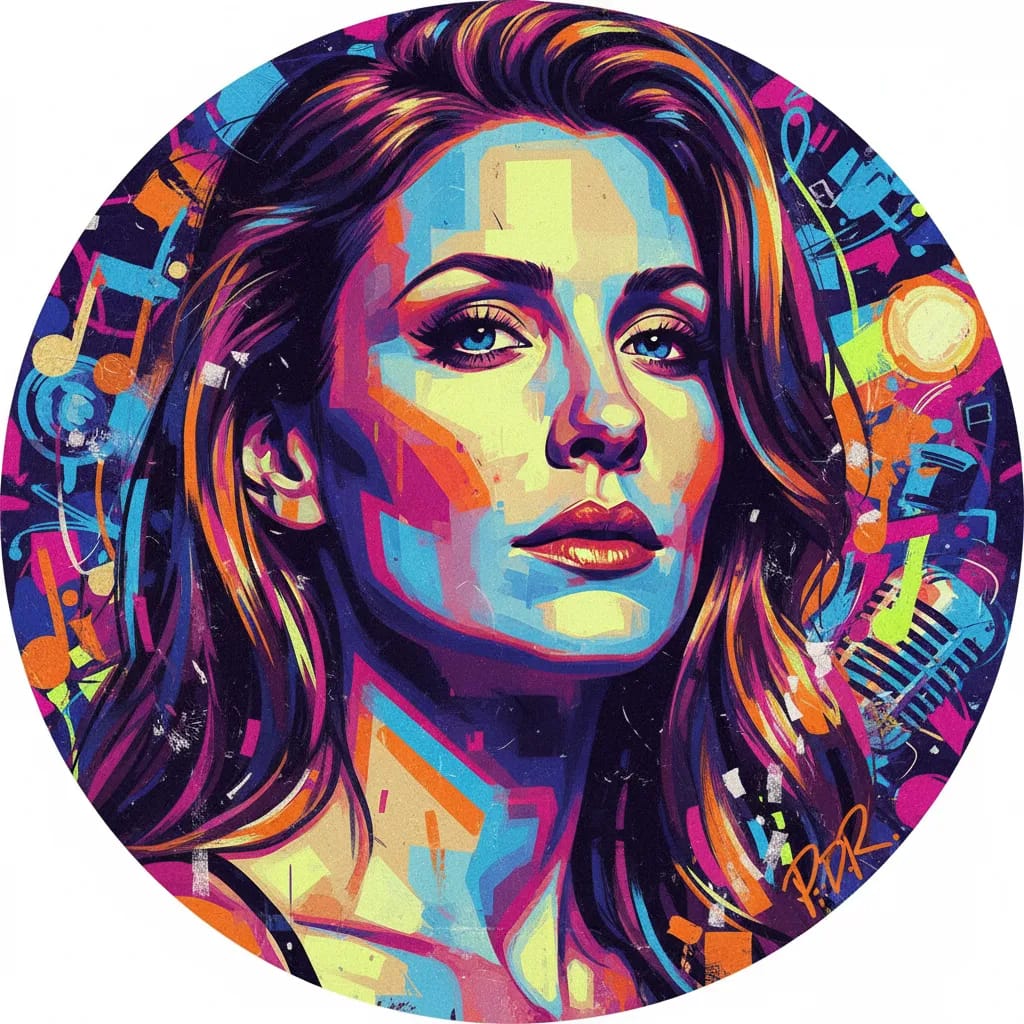 Artistic portrait of Portia de Rossi