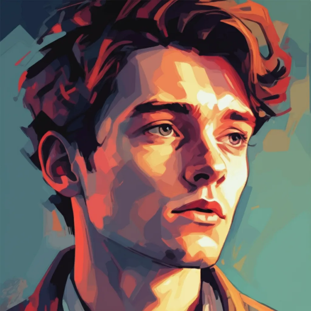 Artistic portrait of George MacKay