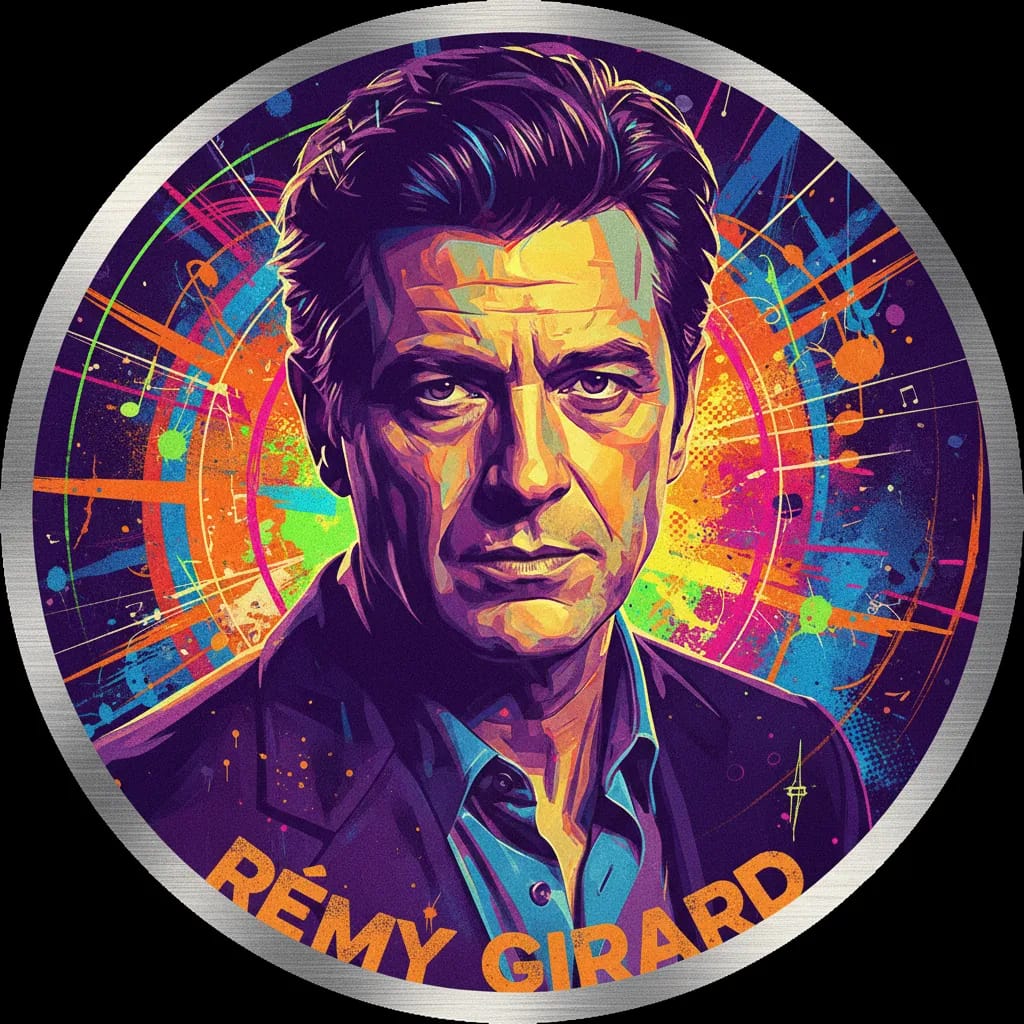 Artistic portrait of Rémy Girard