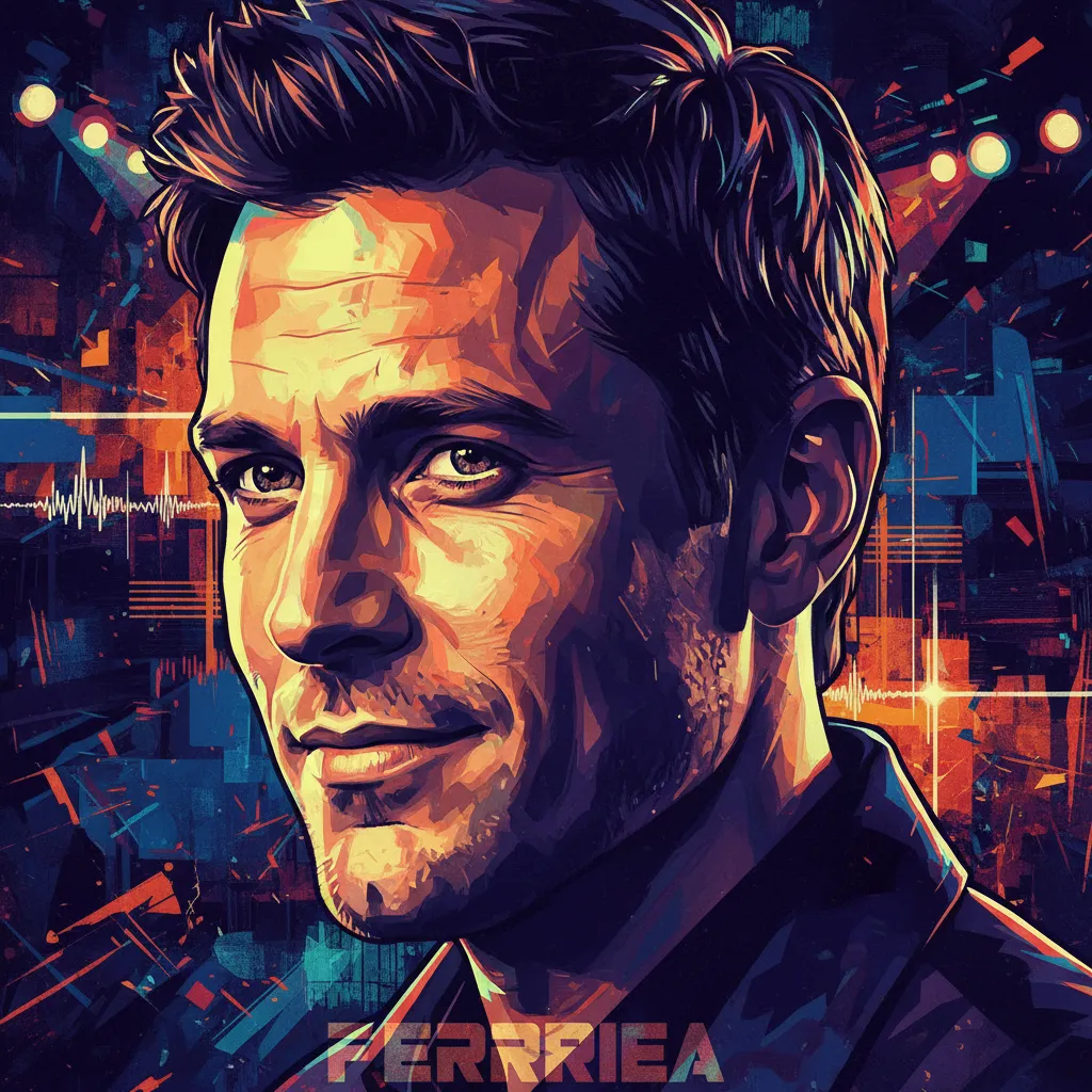 Artistic portrait of Louis Ferreira