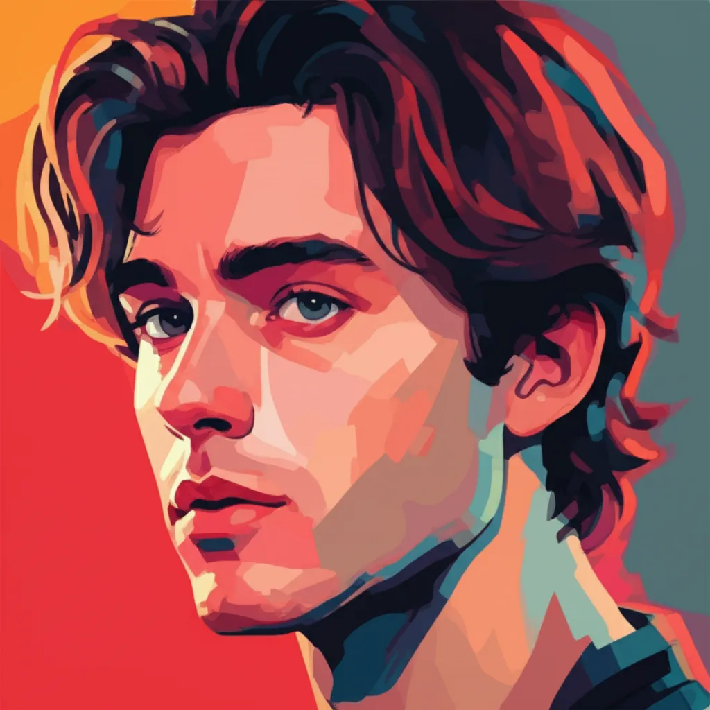 Artistic portrait of Valentine Camax