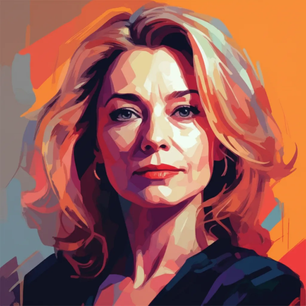 Artistic portrait of Ewa Fröling