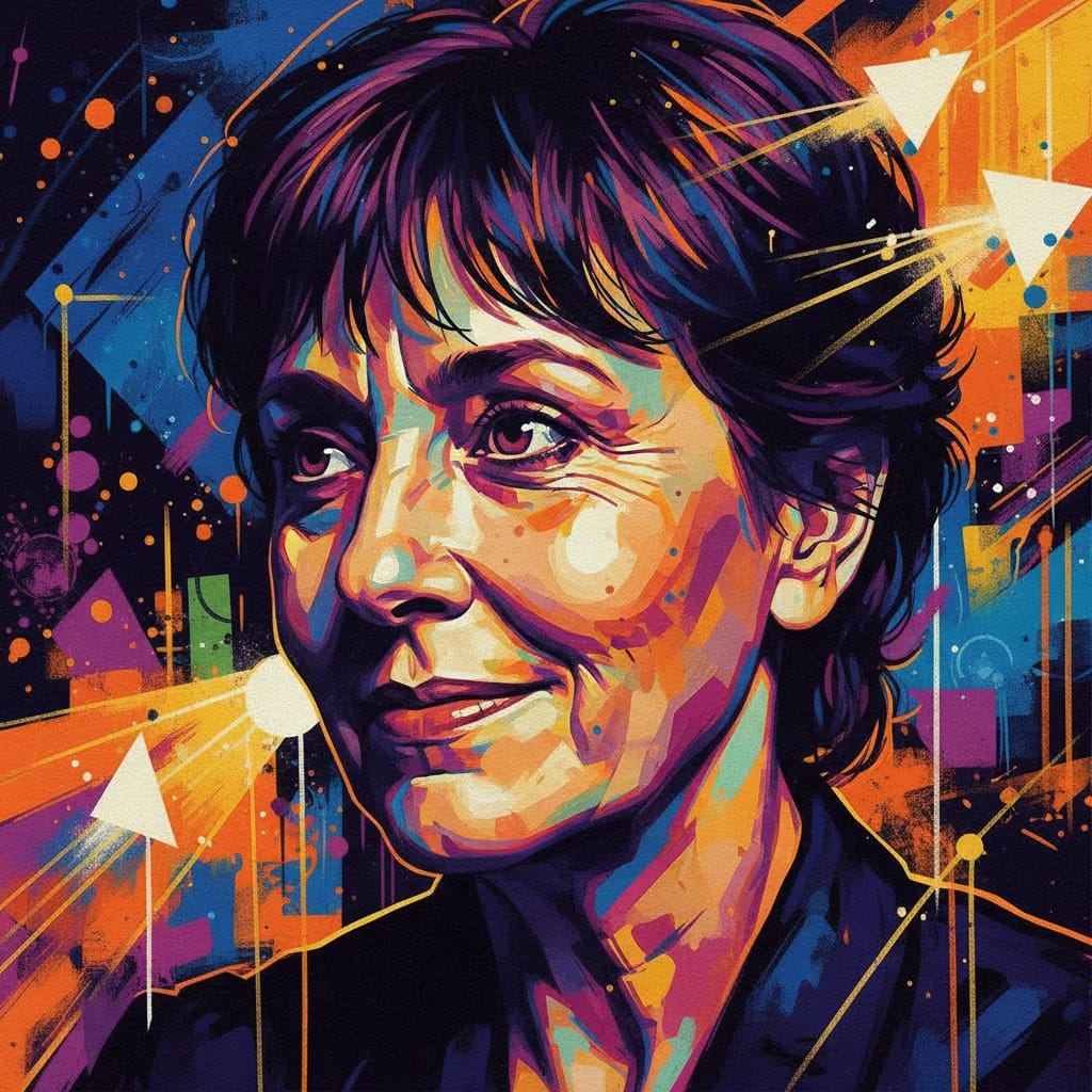 Artistic portrait of Ruth Sheen