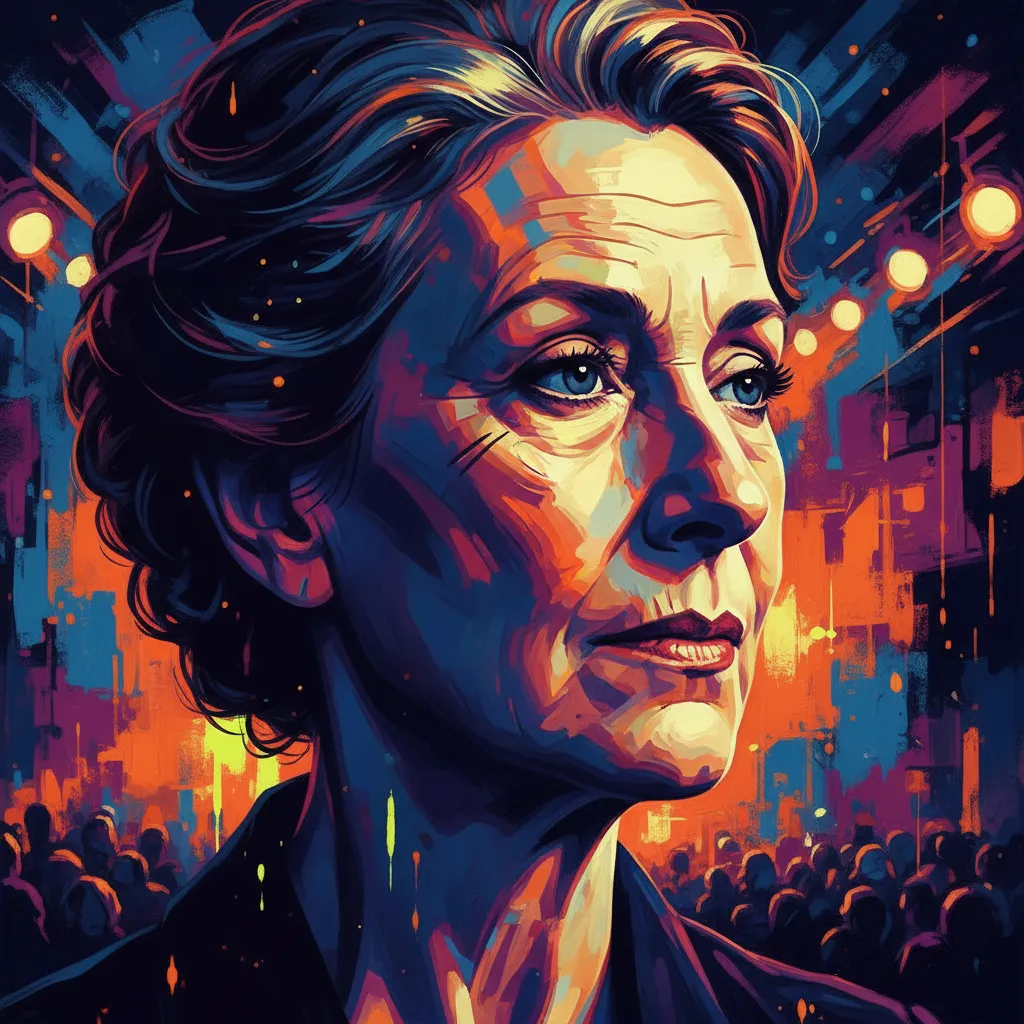 Artistic portrait of Eileen Atkins