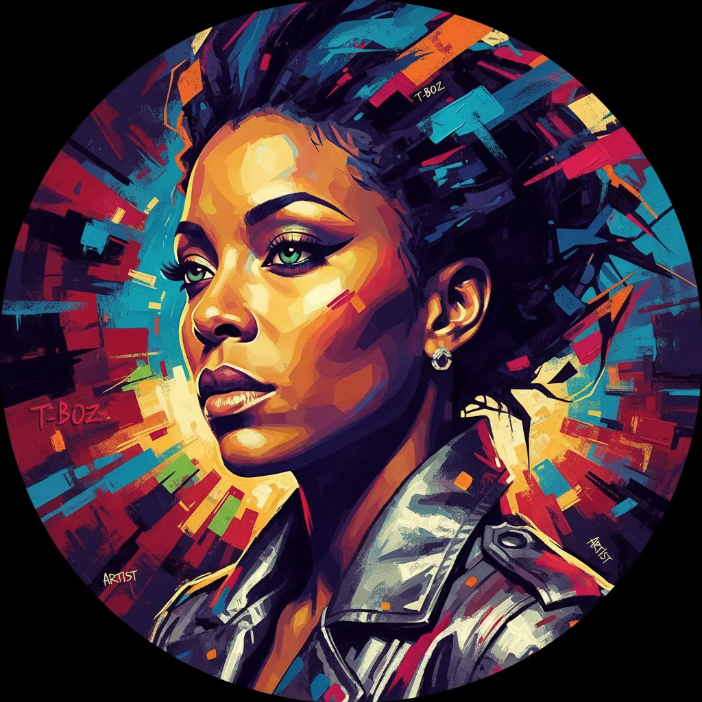 Artistic portrait of Tionne 'T-Boz' Watkins