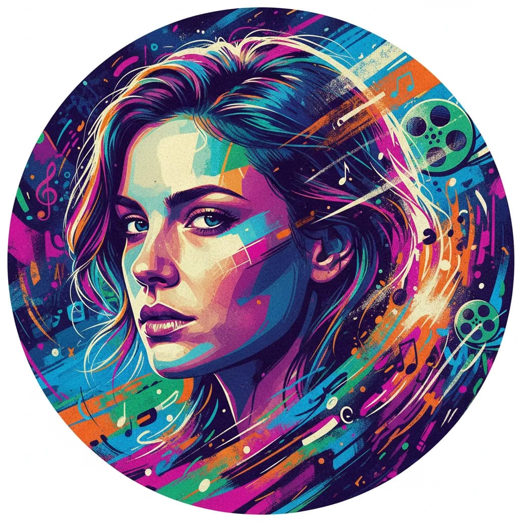 Artistic portrait of Isabel Lucas