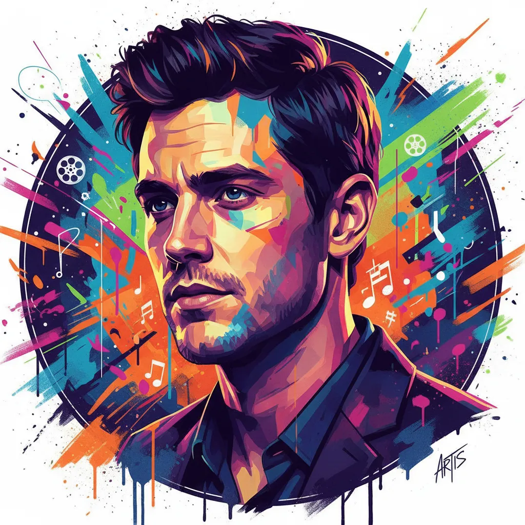 Artistic portrait of Austin Stowell