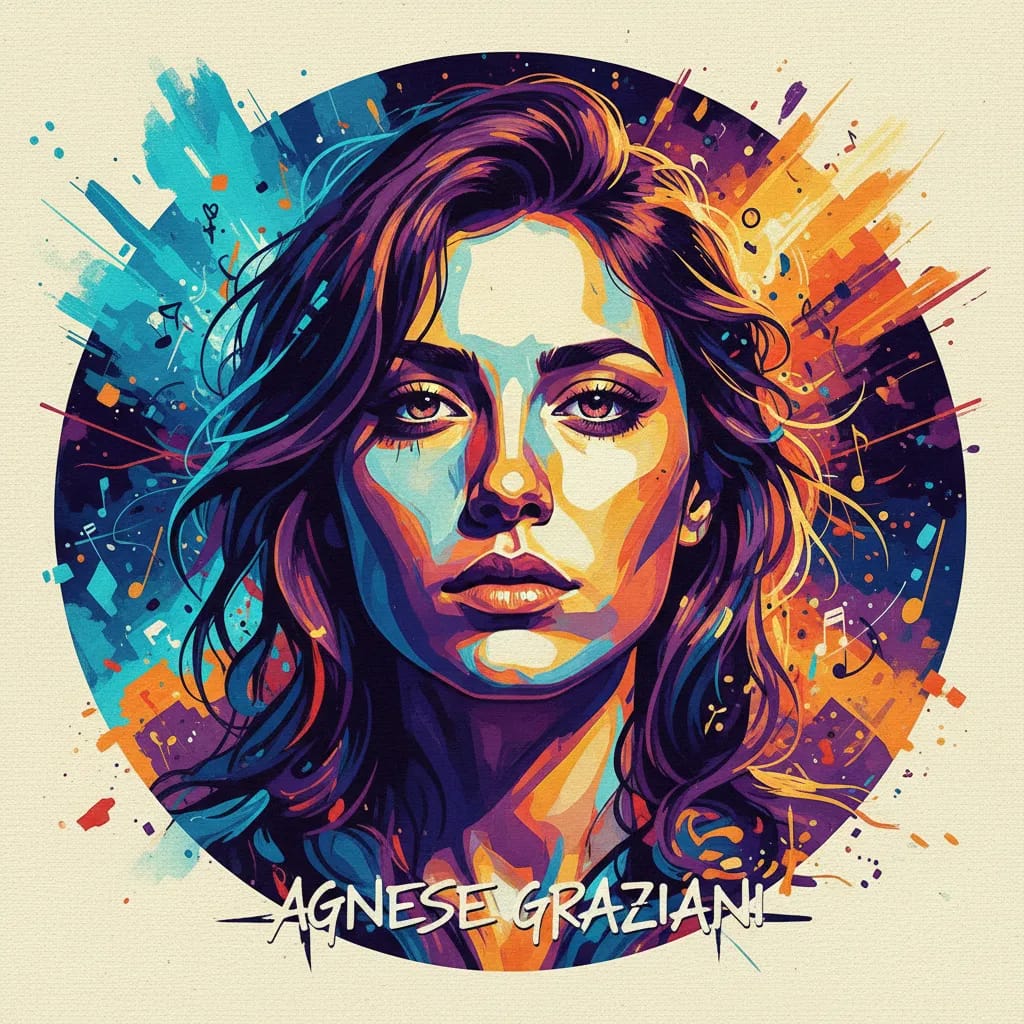 Artistic portrait of Agnese Graziani