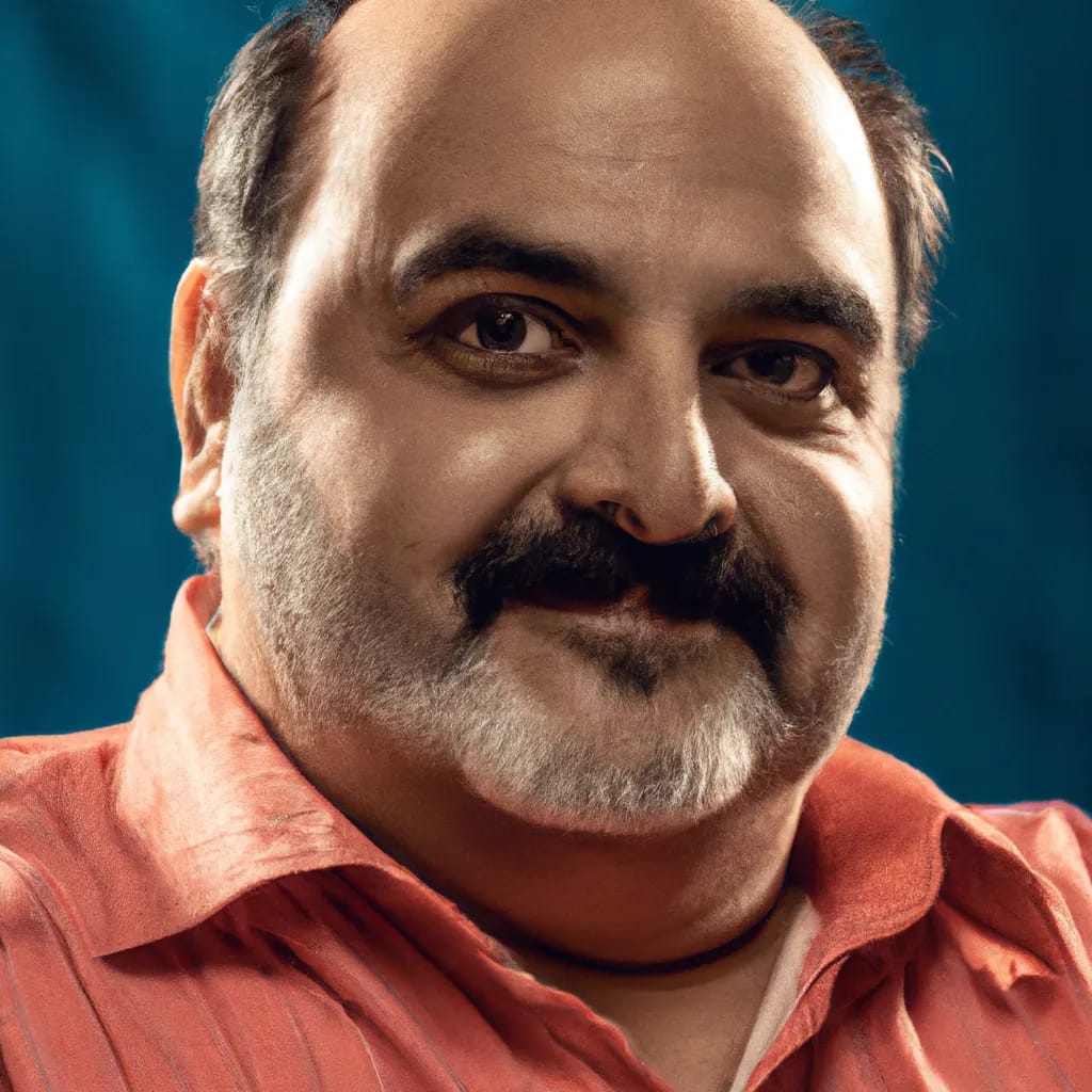 Artistic portrait of Saurabh Shukla