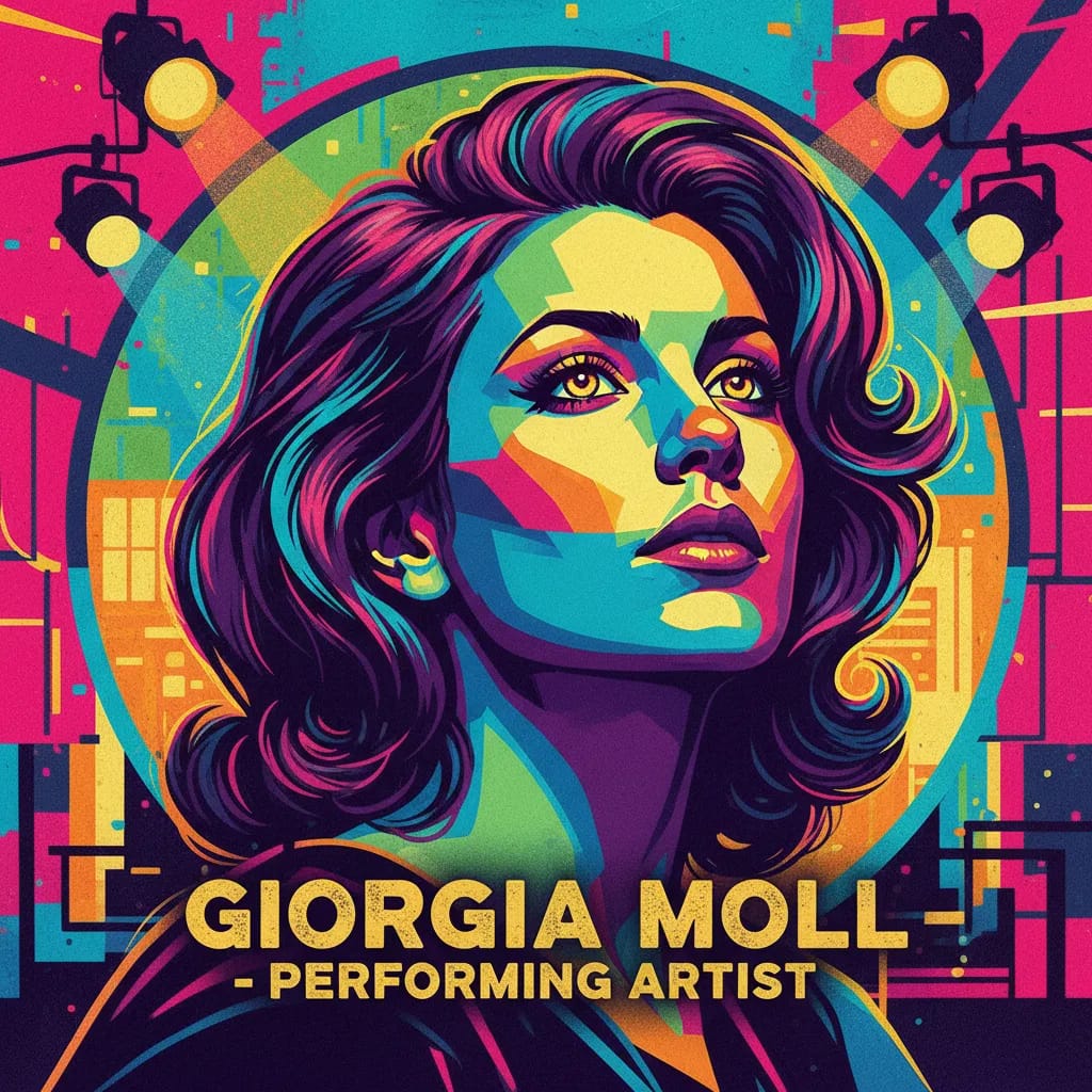 Artistic portrait of Giorgia Moll