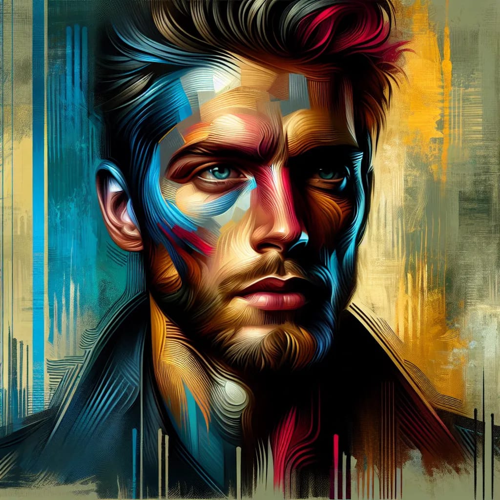 Artistic portrait of René Hofschneider