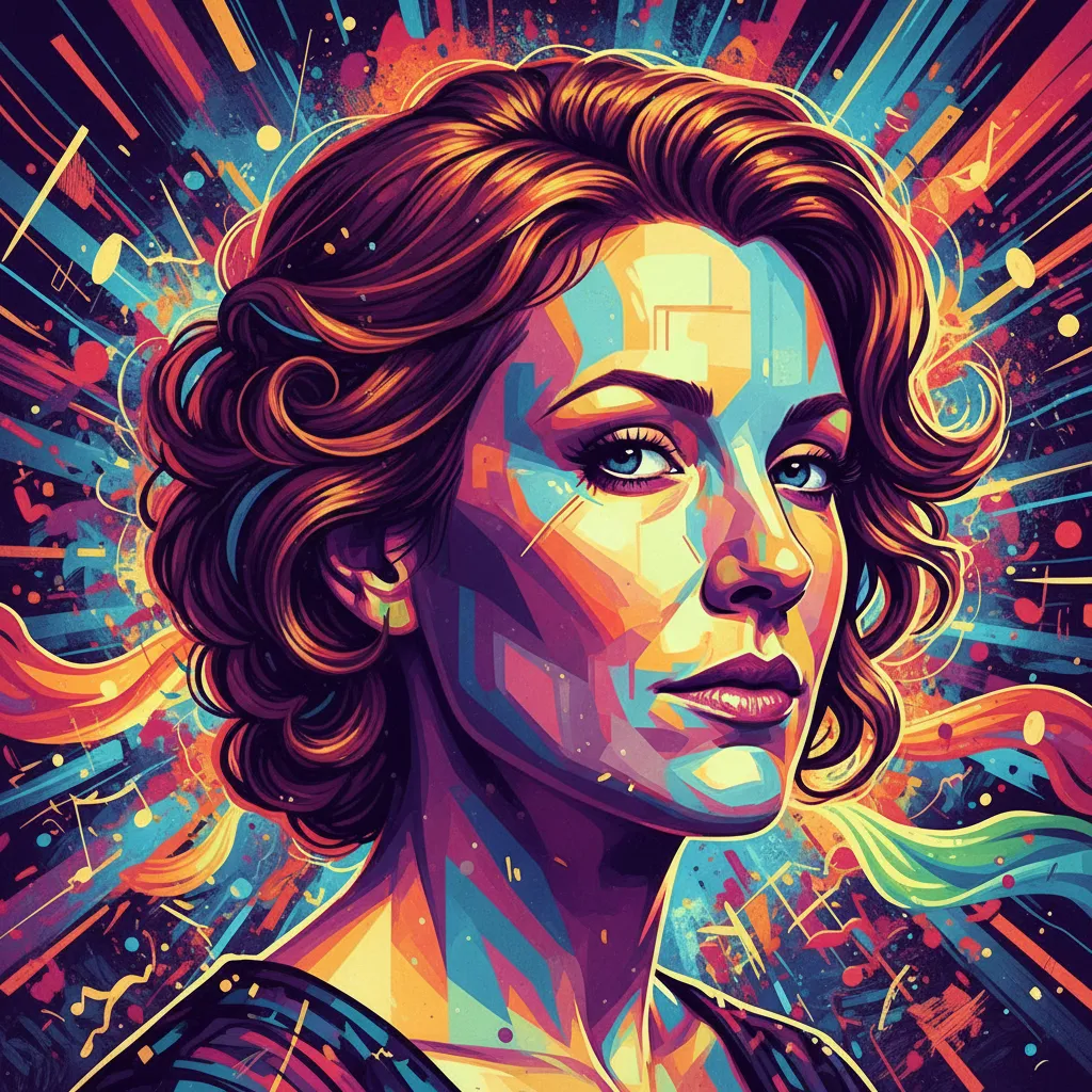 Artistic portrait of Anne Tenney
