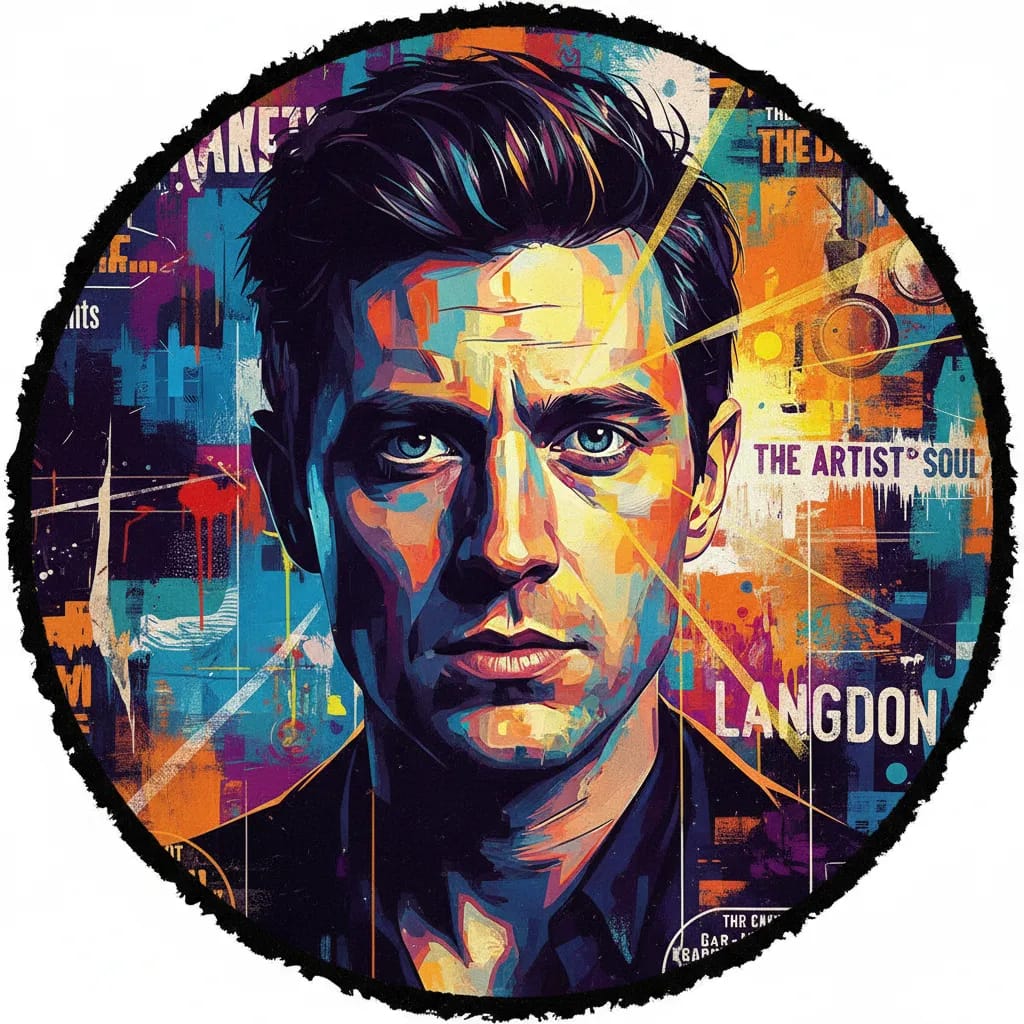 Artistic portrait of Antony Langdon