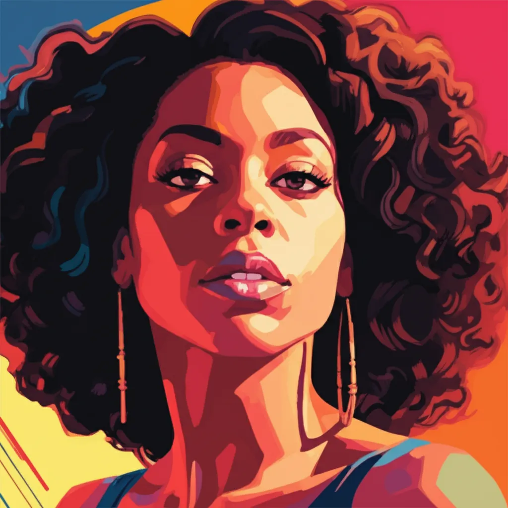 Artistic portrait of Phoebe Robinson