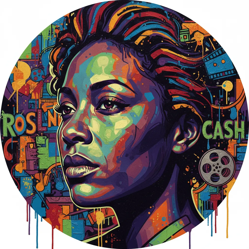 Artistic portrait of Rosalind Cash