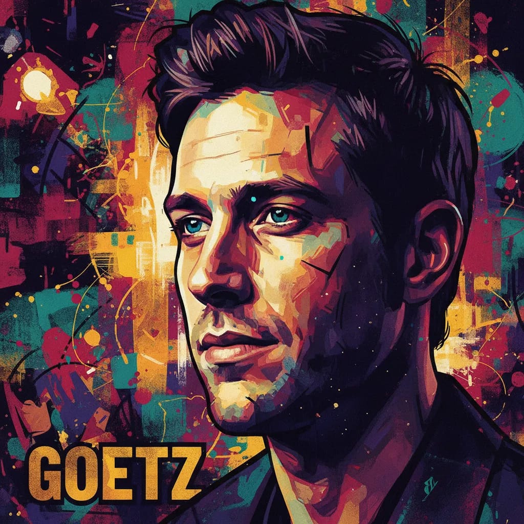 Artistic portrait of Michael Goetz