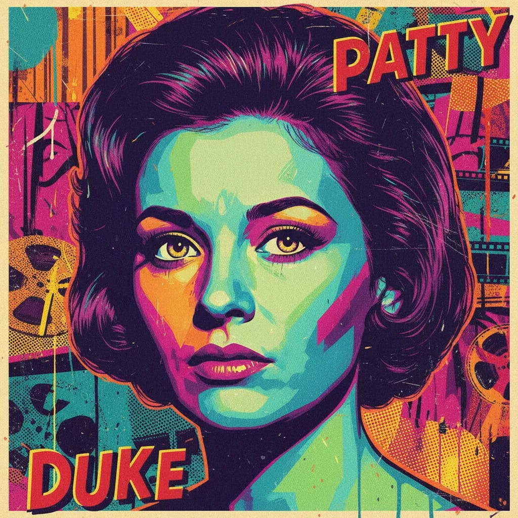 Artistic portrait of Patty Duke