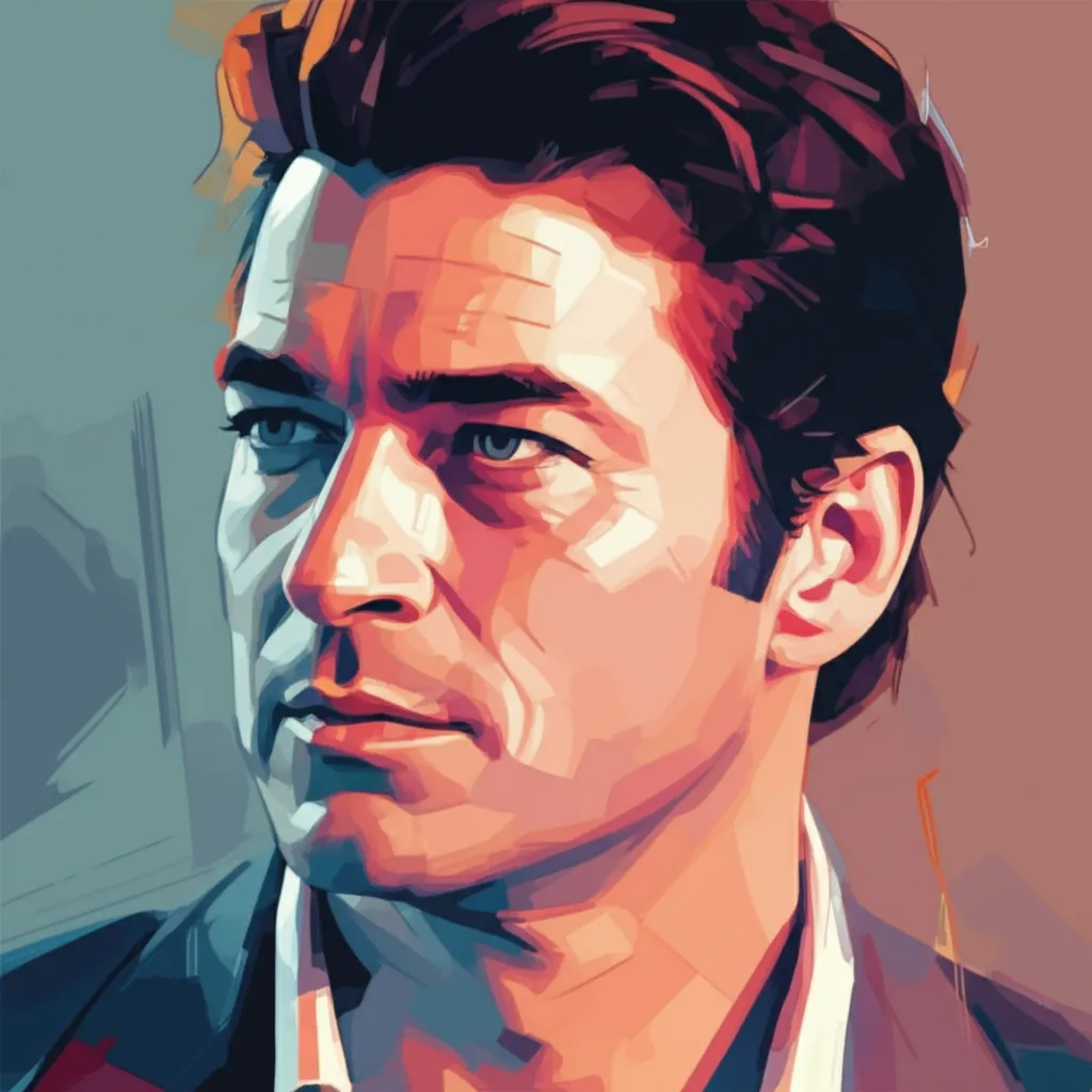 Artistic portrait of Billy Zane