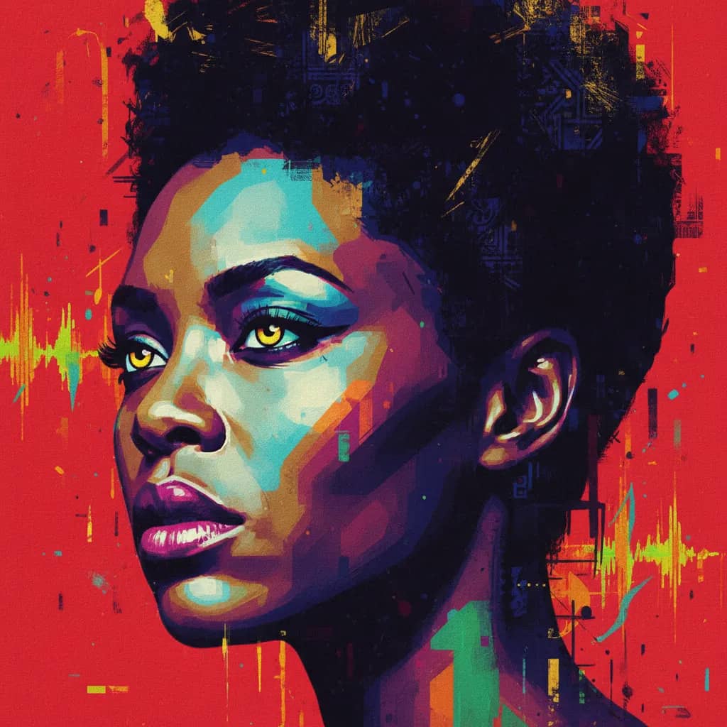 Portrait of Grace Jones