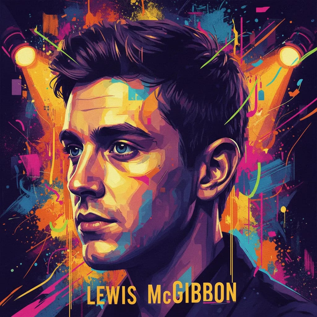 Artistic portrait of Lewis McGibbon