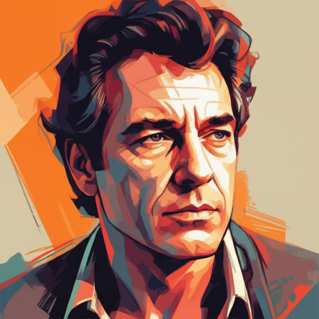 Artistic portrait of Steven Bauer