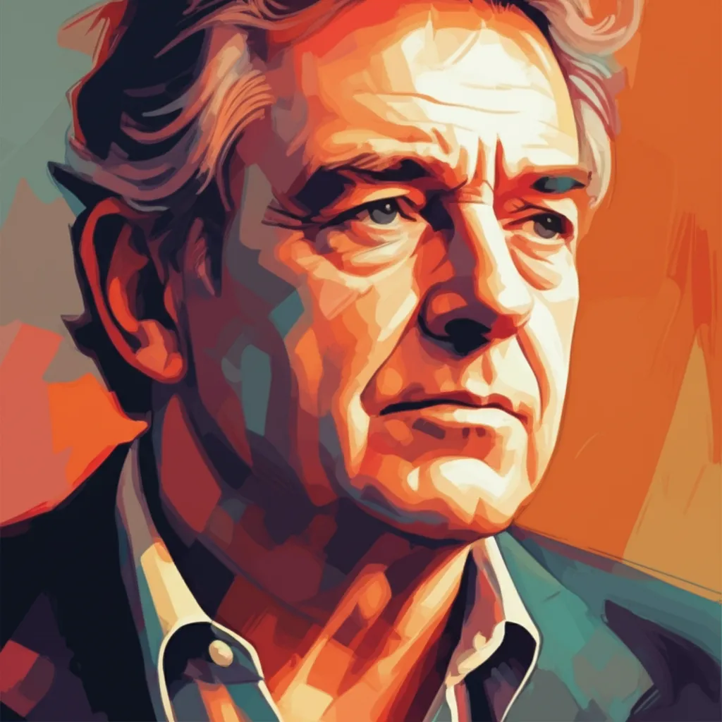 Artistic portrait of Martin Shaw