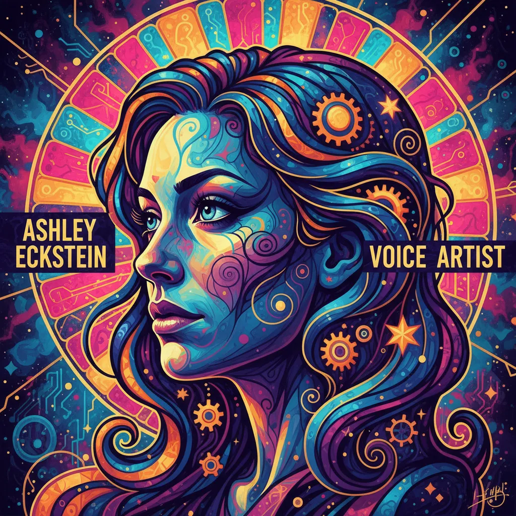 Artistic portrait of Ashley Eckstein
