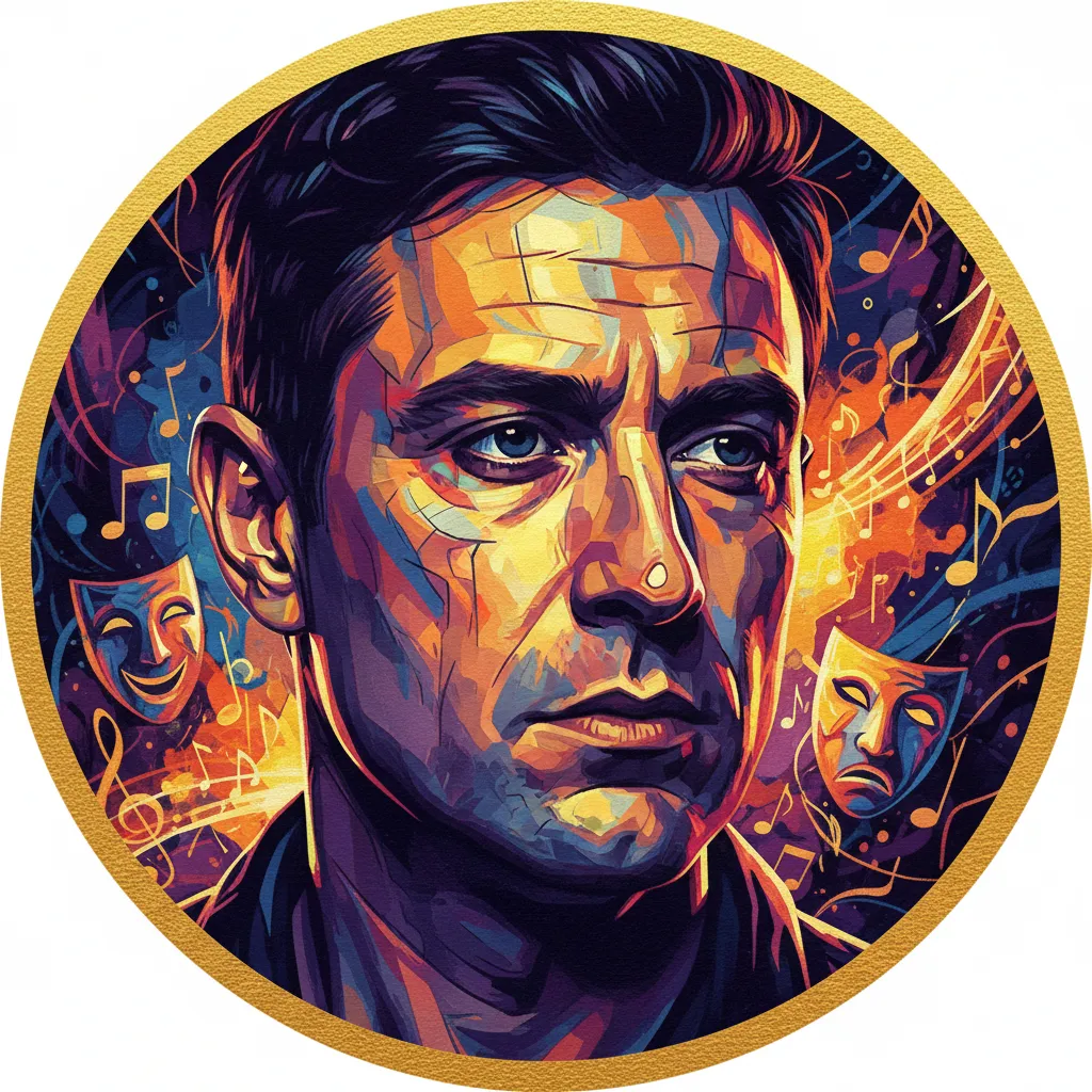 Artistic portrait of Stuart Wolfenden
