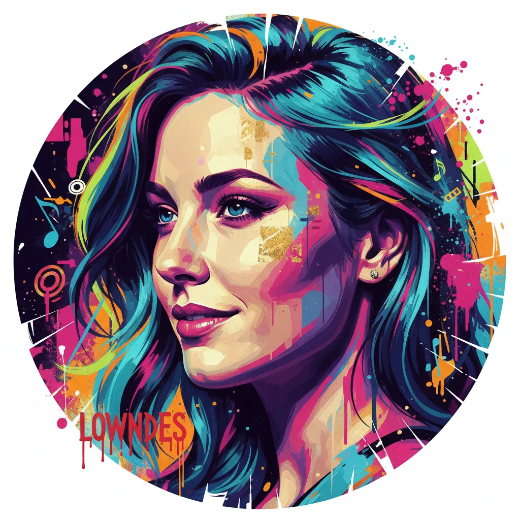 Artistic portrait of Jessica Lowndes