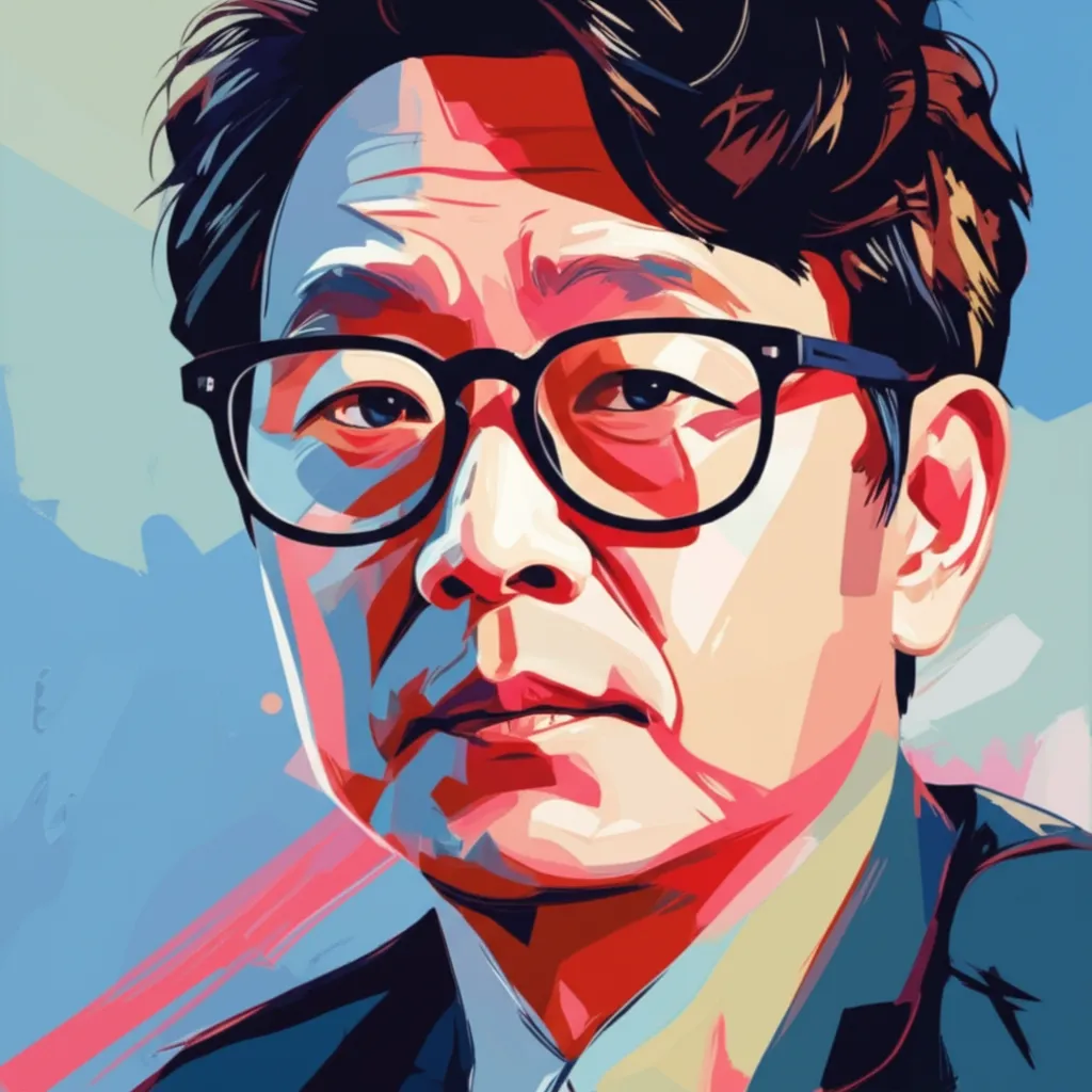 Artistic portrait of Hae-Jin Yoo