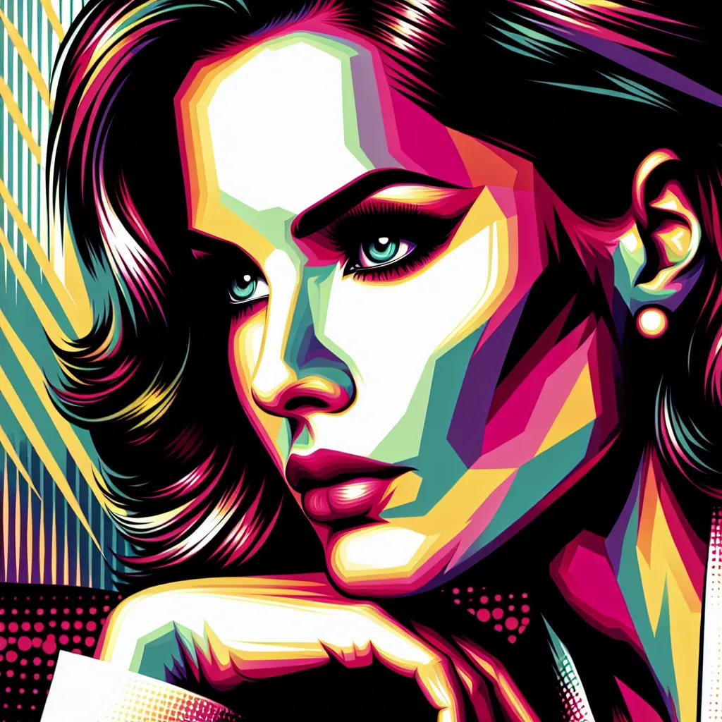 Portrait of Mylène Farmer