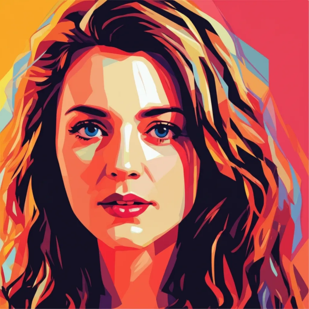 Artistic portrait of Eva G. Cooper