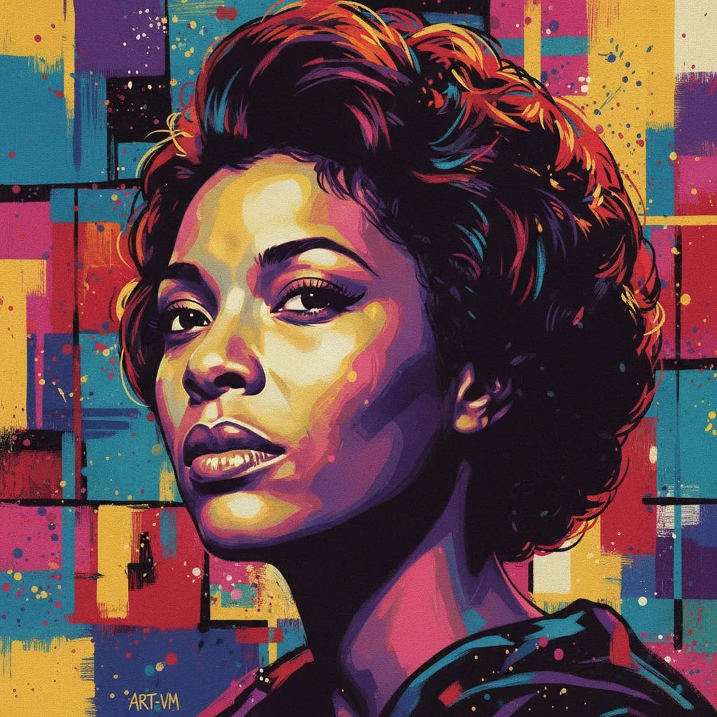 Artistic portrait of Vonetta McGee