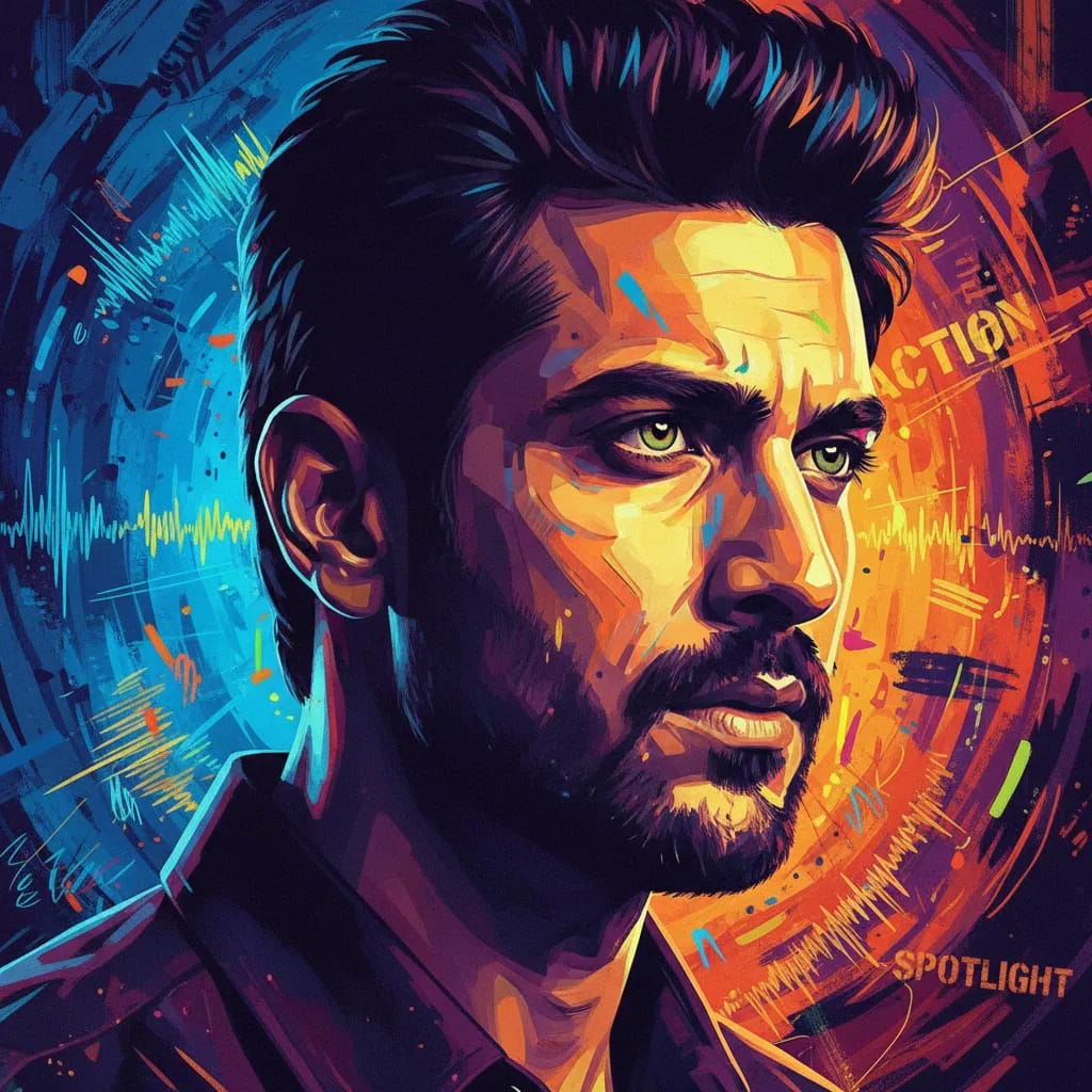 Artistic portrait of Freddy Daruwala