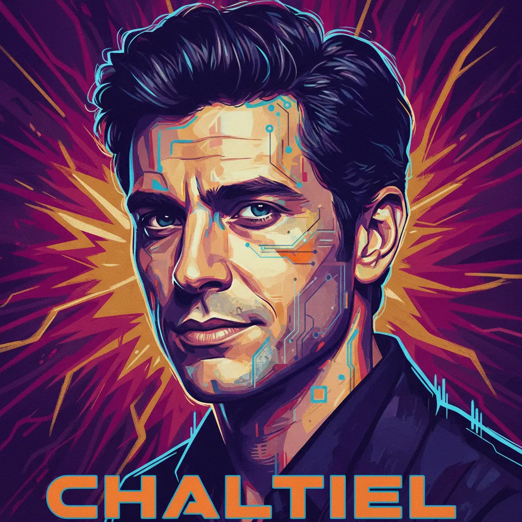 Artistic portrait of Eric Pascal Chaltiel