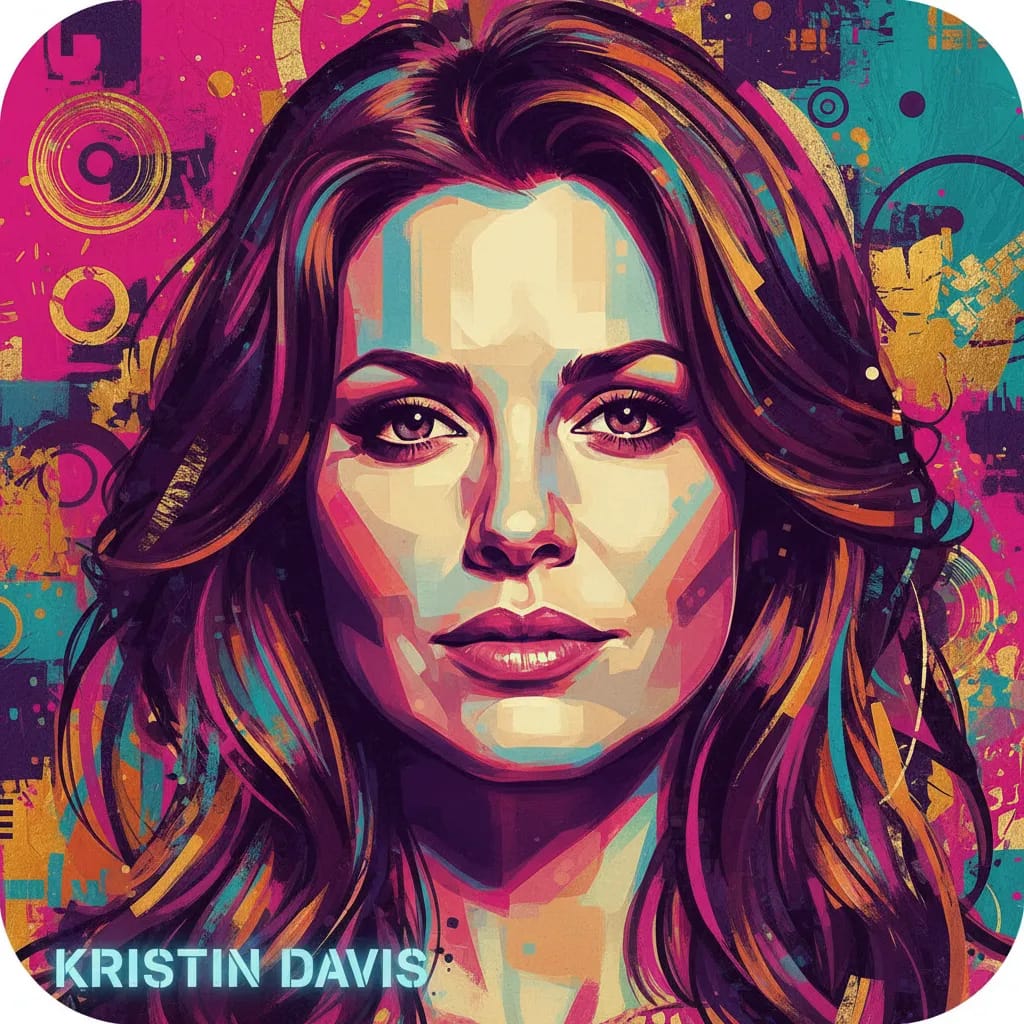 Artistic portrait of Kristin Davis